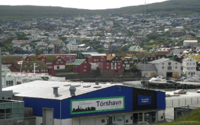 Her har vi så Hovedstaden. Tórshavn.