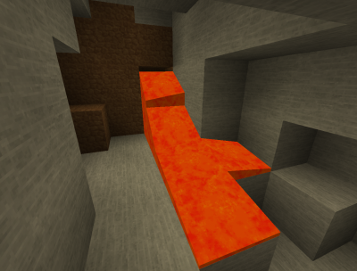 Floating lava in Normal World